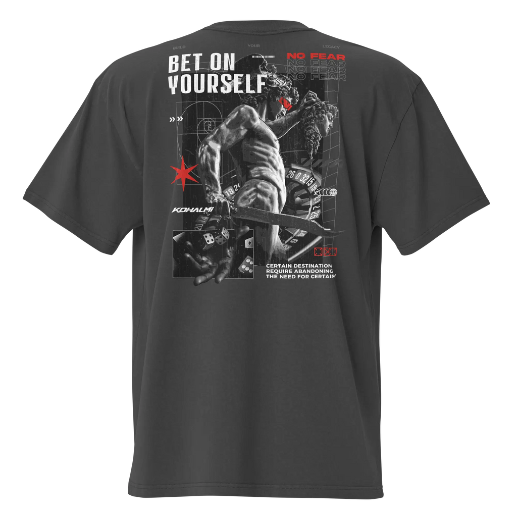 Oversized 'Bet on Yourself' Tee